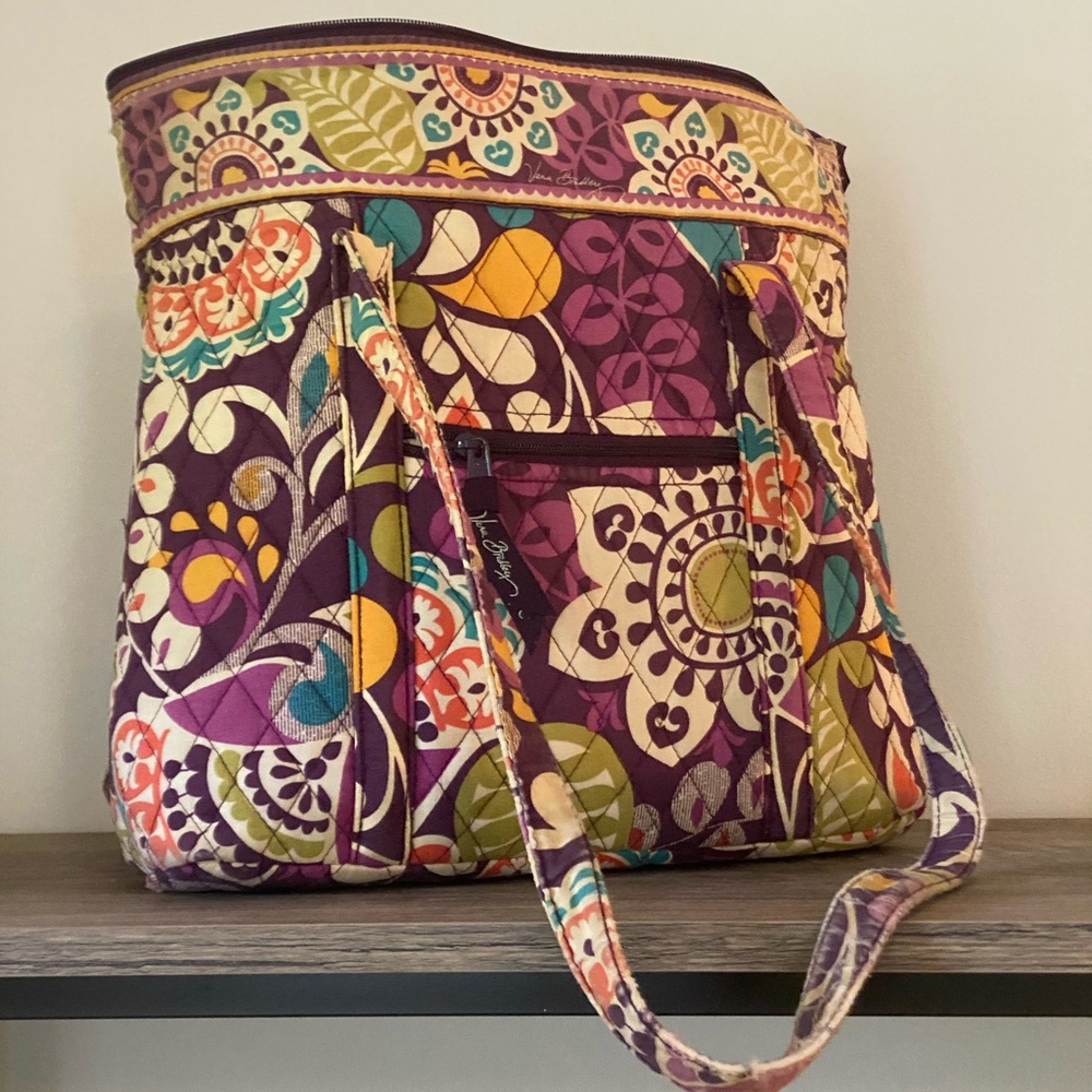 Authentic Vera Bradley Large Tote Bag